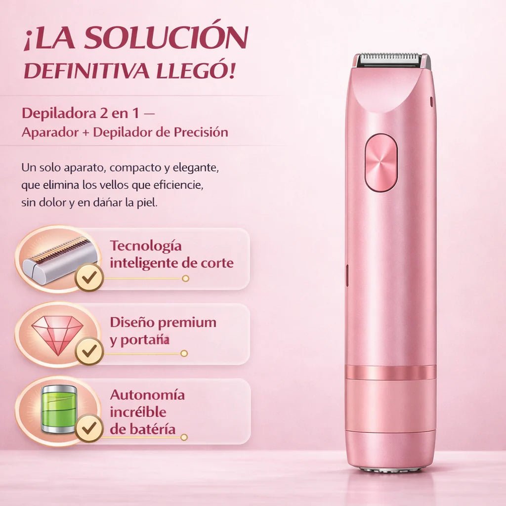 DEPILADORA DOBLE CABEZAL - Hogar Seguro