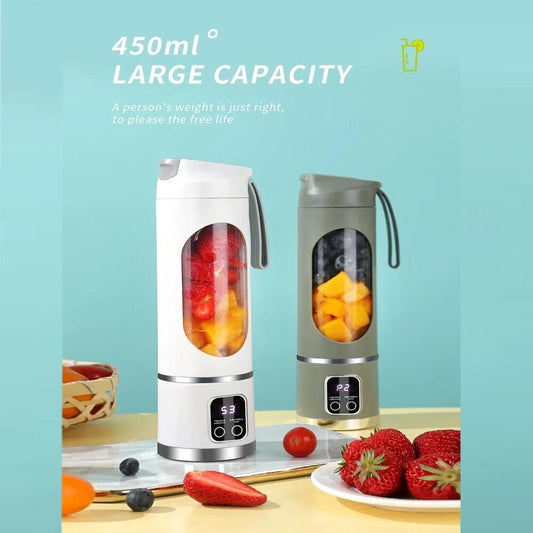 BlendGo™ Batidora Portátil USB con Pantalla Digital | Batidos Frescos al Instante